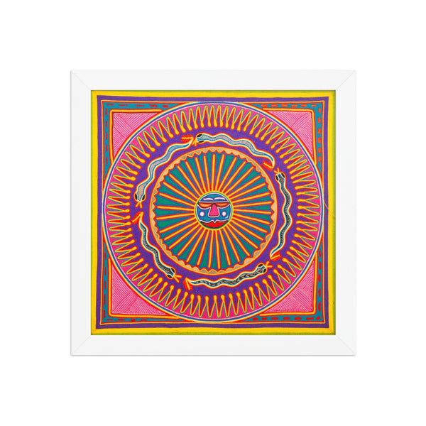 Huichol Yarn Painting Print • L - 279 - Huichol Arts