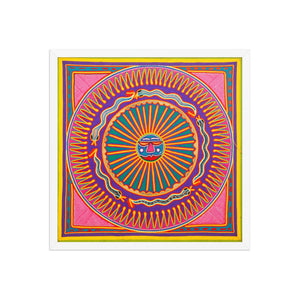 Huichol Yarn Painting Print • L - 279 - Huichol Arts