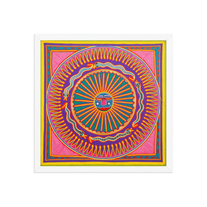 Huichol Yarn Painting Print • L - 279 - Huichol Arts