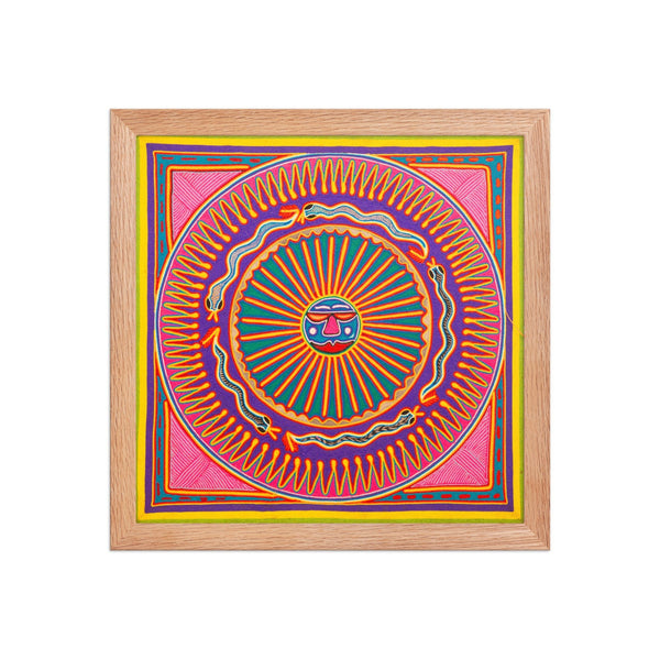 Huichol Yarn Painting Print • L - 279 - Huichol Arts
