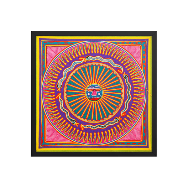 Huichol Yarn Painting Print • L - 279 - Huichol Arts