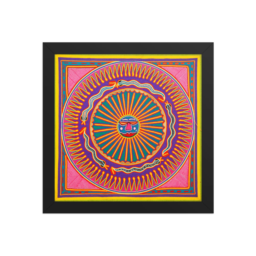 Huichol Yarn Painting Print • L - 279 - Huichol Arts