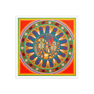 Huichol Yarn Painting Print • L - 280 - Huichol Arts