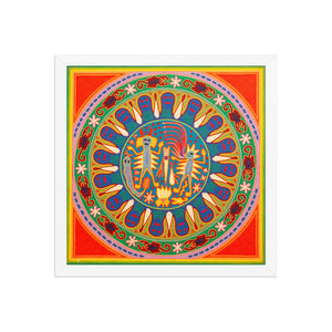 Huichol Yarn Painting Print • L - 280 - Huichol Arts