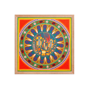 Huichol Yarn Painting Print • L - 280 - Huichol Arts