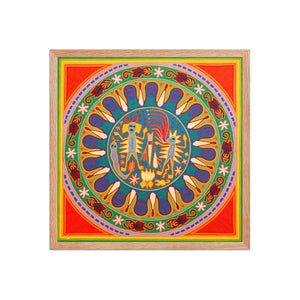 Huichol Yarn Painting Print • L - 280 - Huichol Arts