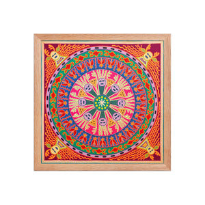 Huichol Yarn Painting Print • L - 284 - Huichol Arts