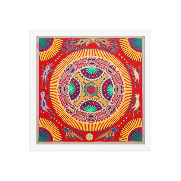 Huichol Yarn Painting Print • L - 285 - Huichol Arts