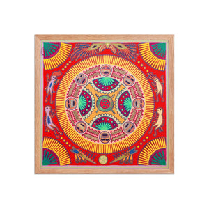 Huichol Yarn Painting Print • L - 285 - Huichol Arts