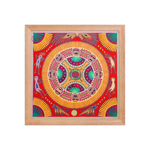 Huichol Yarn Painting Print • L - 285 - Huichol Arts