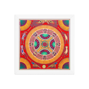 Huichol Yarn Painting Print • L - 285 - Huichol Arts