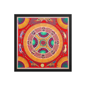 Huichol Yarn Painting Print • L - 285 - Huichol Arts