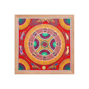 Huichol Yarn Painting Print • L - 285 - Huichol Arts