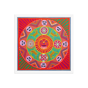 Huichol Yarn Painting Print • L - 286 - Huichol Arts