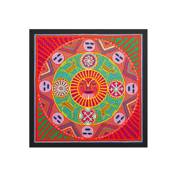 Huichol Yarn Painting Print • L - 286 - Huichol Arts