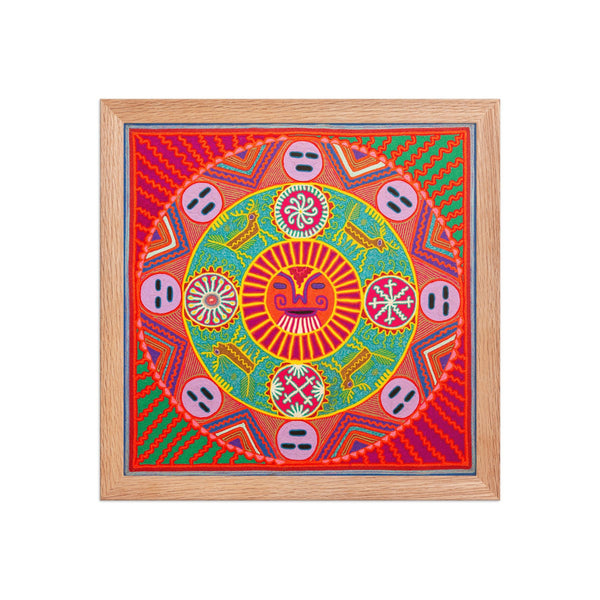 Huichol Yarn Painting Print • L - 286 - Huichol Arts
