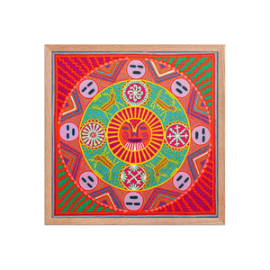 Huichol Yarn Painting Print • L - 286 - Huichol Arts