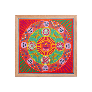 Huichol Yarn Painting Print • L - 286 - Huichol Arts