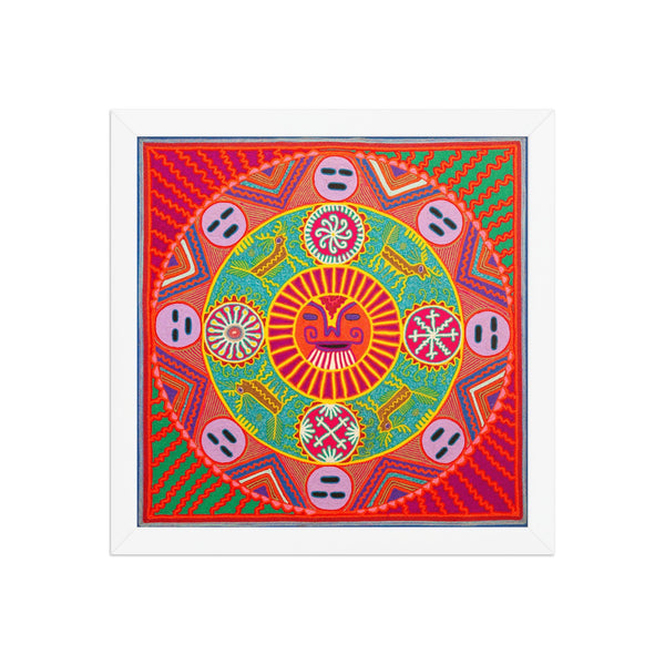 Huichol Yarn Painting Print • L - 286 - Huichol Arts