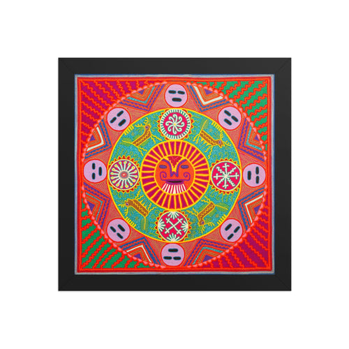 Huichol Yarn Painting Print • L - 286 - Huichol Arts