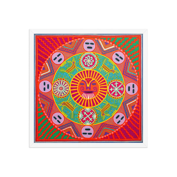 Huichol Yarn Painting Print • L - 286 - Huichol Arts