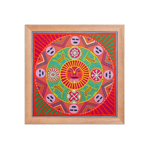 Huichol Yarn Painting Print • L - 286 - Huichol Arts