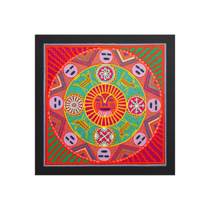 Huichol Yarn Painting Print • L - 286 - Huichol Arts