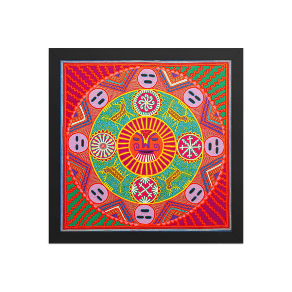Huichol Yarn Painting Print • L - 286 - Huichol Arts