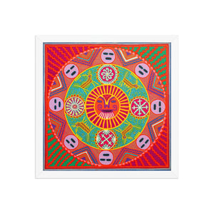 Huichol Yarn Painting Print • L - 286 - Huichol Arts