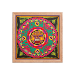 Huichol Yarn Painting Print • L - 287 - Huichol Arts
