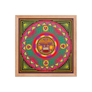 Huichol Yarn Painting Print • L - 287 - Huichol Arts