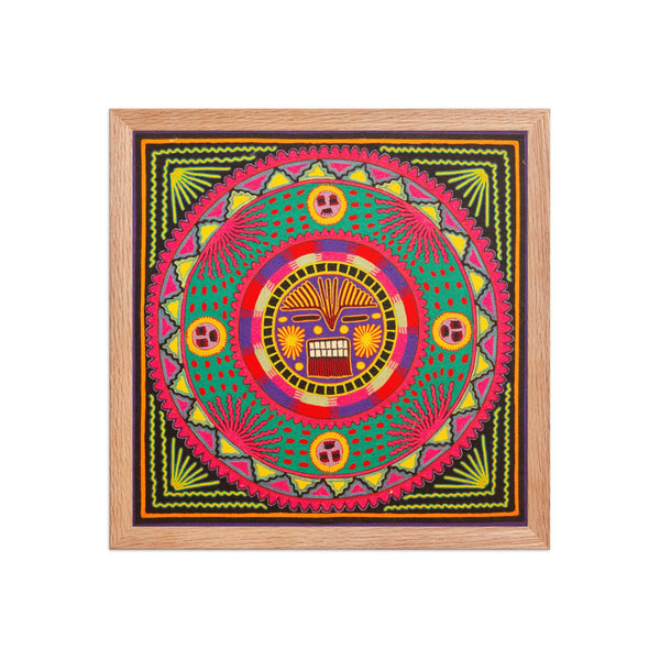 Huichol Yarn Painting Print • L - 287 - Huichol Arts