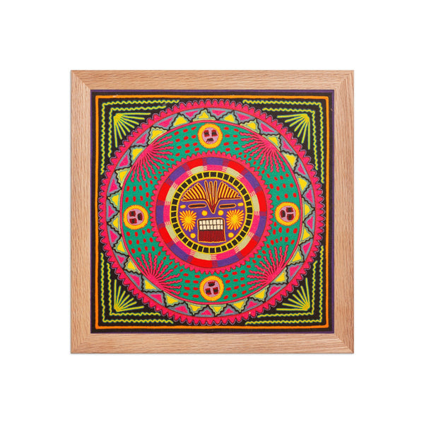 Huichol Yarn Painting Print • L - 287 - Huichol Arts