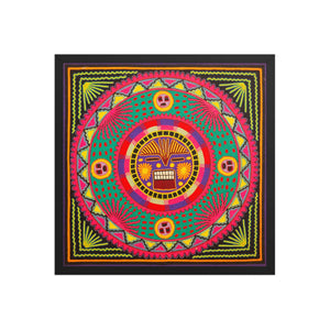 Huichol Yarn Painting Print • L - 287 - Huichol Arts