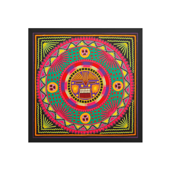Huichol Yarn Painting Print • L - 287 - Huichol Arts