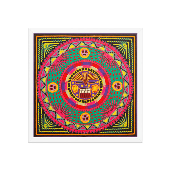 Huichol Yarn Painting Print • L - 287 - Huichol Arts