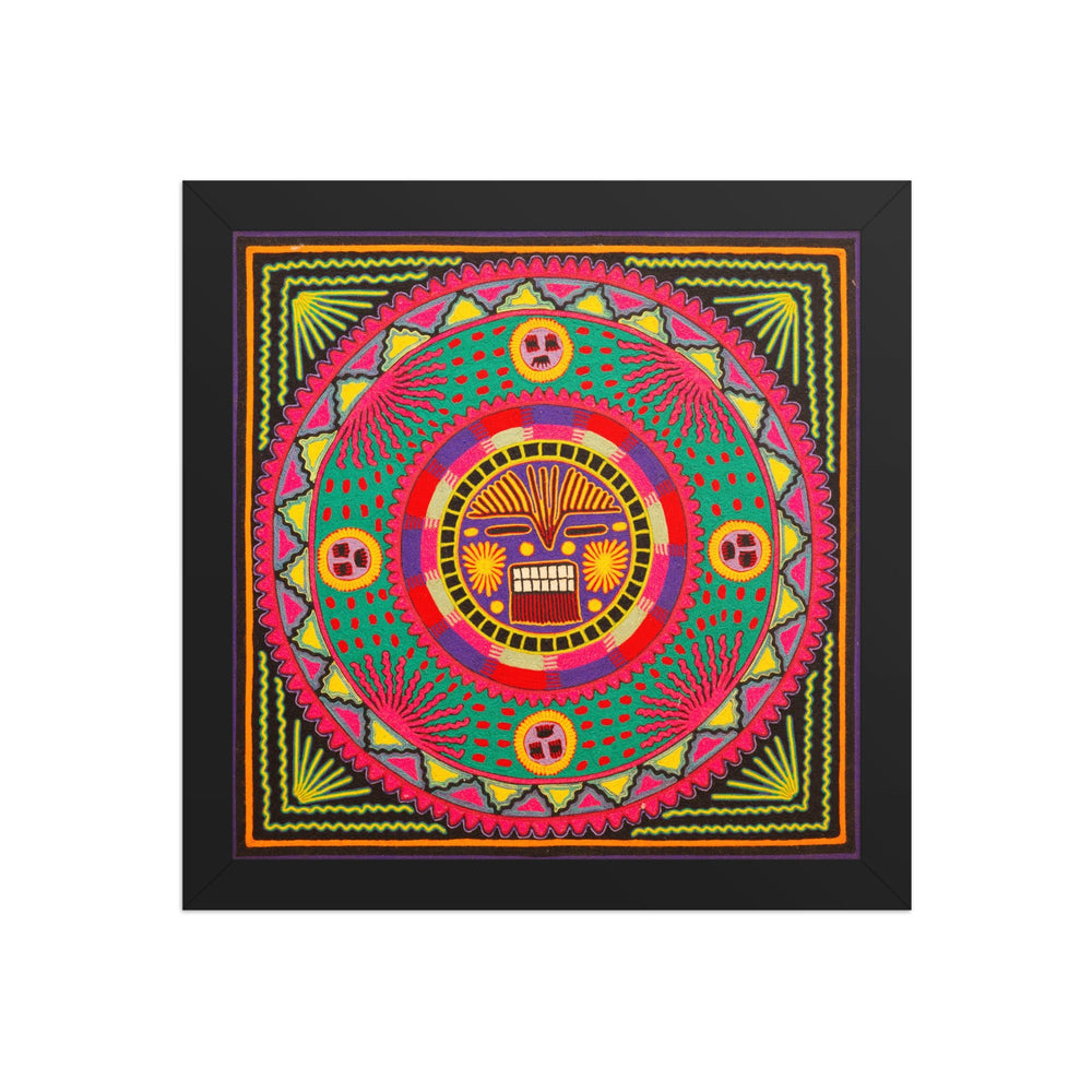 Huichol Yarn Painting Print • L - 287 - Huichol Arts