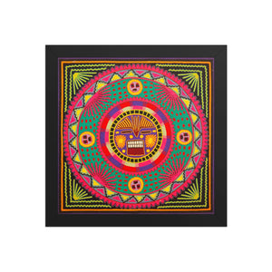 Huichol Yarn Painting Print • L - 287 - Huichol Arts