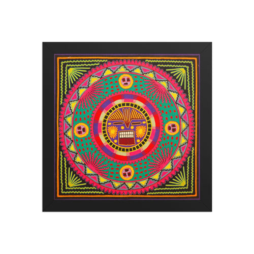 Huichol Yarn Painting Print • L - 287 - Huichol Arts