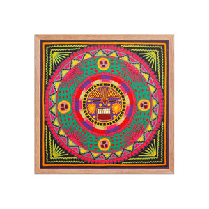 Huichol Yarn Painting Print • L - 287 - Huichol Arts