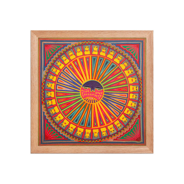 Huichol Yarn Painting Print • L - 288 - Huichol Arts