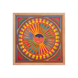 Huichol Yarn Painting Print • L - 288 - Huichol Arts