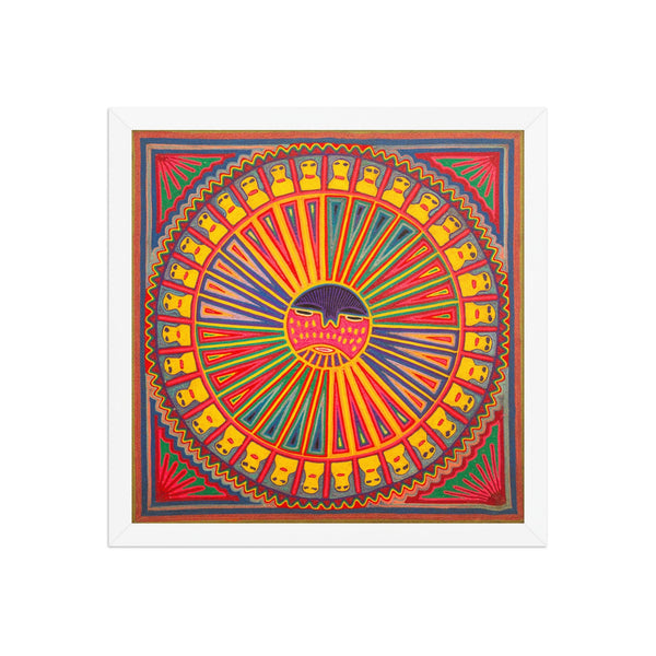 Huichol Yarn Painting Print • L - 288 - Huichol Arts
