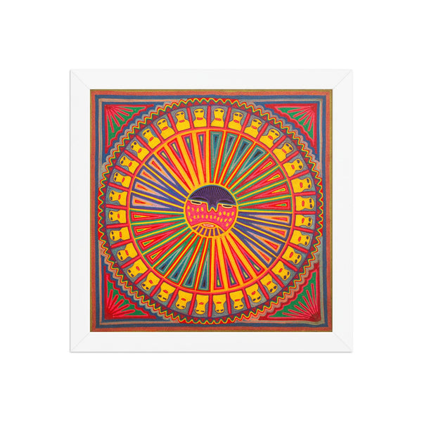 Huichol Yarn Painting Print • L - 288 - Huichol Arts
