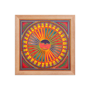 Huichol Yarn Painting Print • L - 288 - Huichol Arts