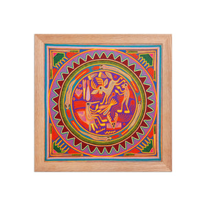 Huichol Yarn Painting Print • L - 289 - Huichol Arts