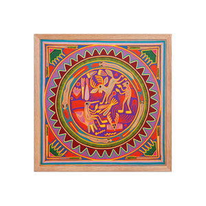Huichol Yarn Painting Print • L - 289 - Huichol Arts