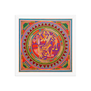 Huichol Yarn Painting Print • L - 289 - Huichol Arts