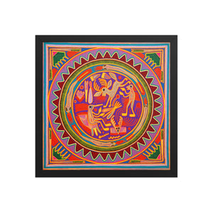 Huichol Yarn Painting Print • L - 289 - Huichol Arts