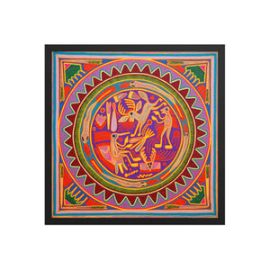 Huichol Yarn Painting Print • L - 289 - Huichol Arts